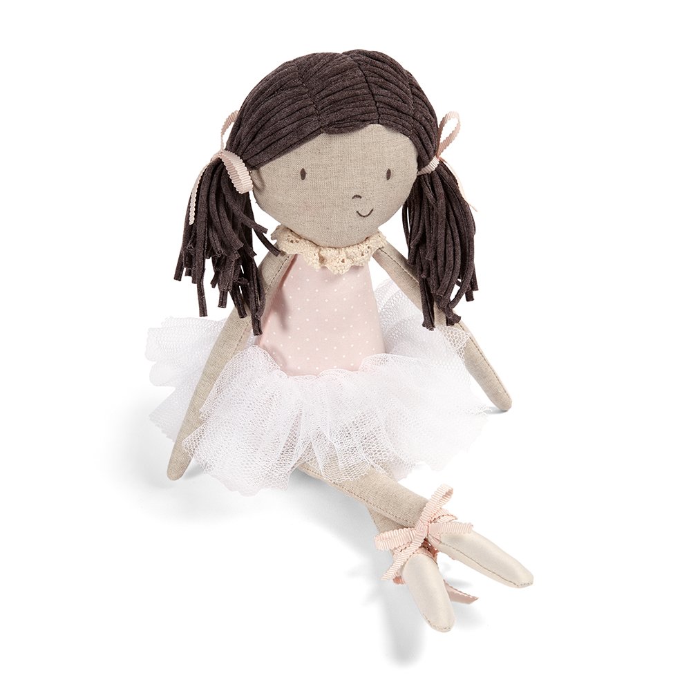 Mamas & Papas My First ตุ๊กตาเด็กผู้หญิงในชุดบัลเลต์ Ballerina Doll